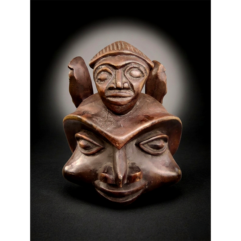 Casque multi-faces bamiléké /Bangwa
