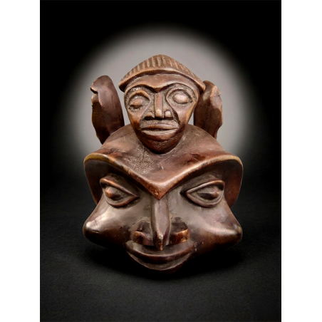 Bamileke / Bangwa Multi-Faced Helmet