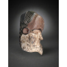 Masque-heaume africain composite