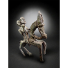 Rare Dogon Bronze Équestre du Couple Primordial